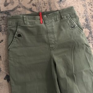 SPANX Stretch Twill Crop Wide Leg Pant - Size Medium